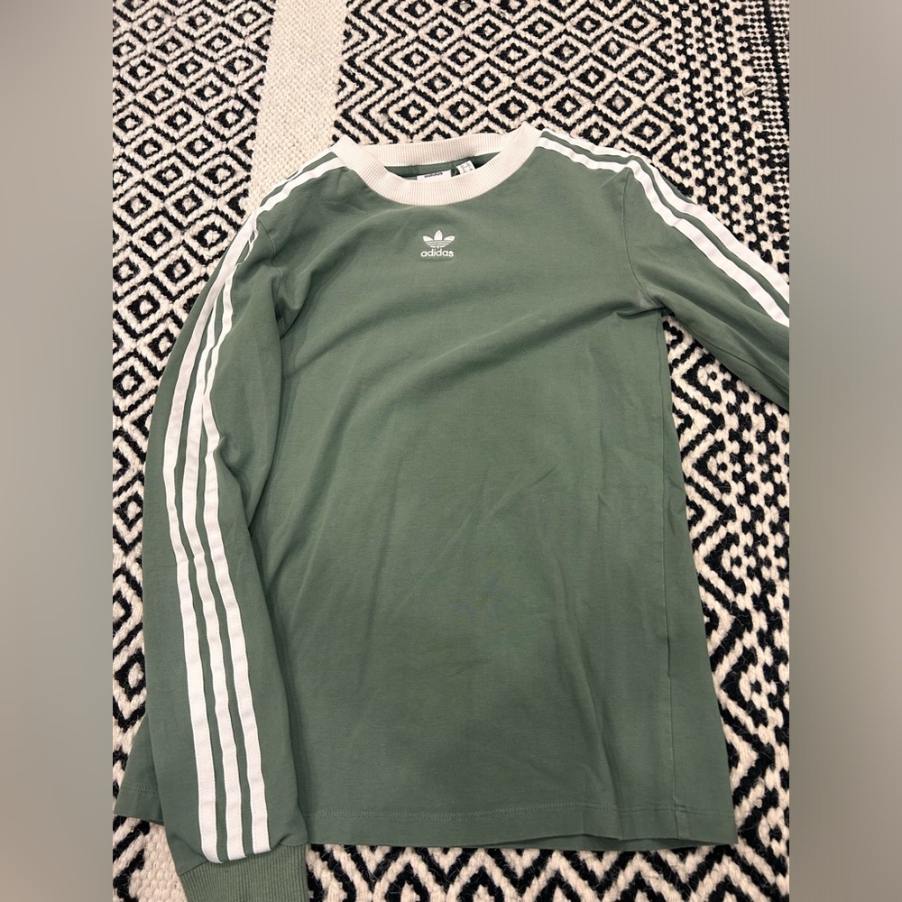 Green Adidas Long Sleeve